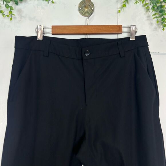 Lululemon Pants Mens Size 34 Black ABC Classic Fit Performance Stretch Chino - Picture 11 of 16